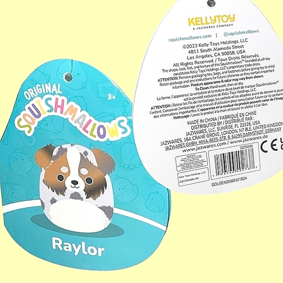 🔴CLOSING / FINAL PRICE RAYLOR 7" Australian Sheppard Dog Squishmallows - Picture 5 of 8